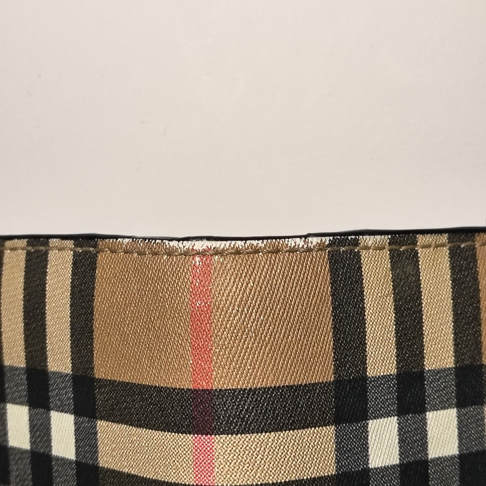 Burberry Checkered Passport Holder - Picture 9 of 9